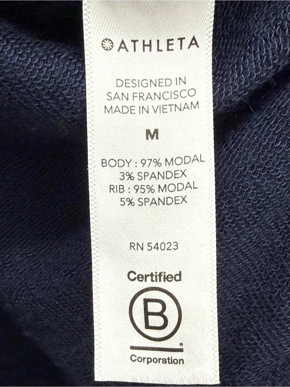 Athleta size Medium Women’s Blue Nirvana Pranayama Wrap Cardigan Sweater
